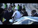 Pope Francis arrives visits migrant camp on Lesbos island