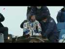 Japanese space tourists return to Earth after 12 days on ISS