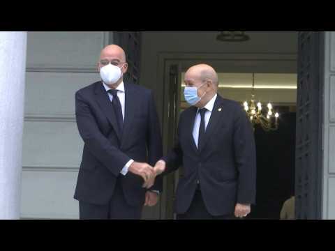 Greek and French Foreign Ministers meet in Athens