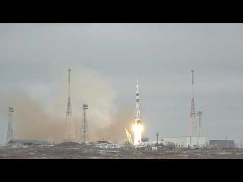 Russian rocket blasts off carrying Japanese billionaire to space station