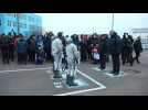 Space launch: Japanese tycoon Maezawa reports to Roscosmos chief before heading to launchpad