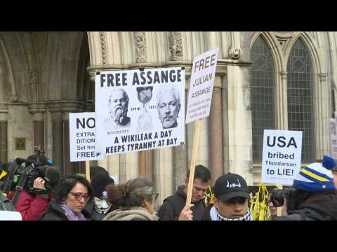Scene at London court as US govt wins appeal against block on Assange extradition