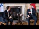 Israeli President Isaac Herzog meets with Boris Johnson in London