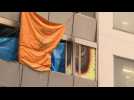 Japan: Aftermath scenes of building where 27 feared dead from fire