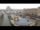 Air raid sirens ring out on Kyiv's Maidan Square amid ongoing Russian invasion