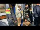 Ukrainians refugees arrive at Berlin train station