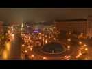 Russian invasion of Ukraine: sirens ring out in Kyiv at night