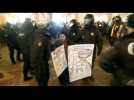 Russian police detain anti-war protesters in St. Petersburg