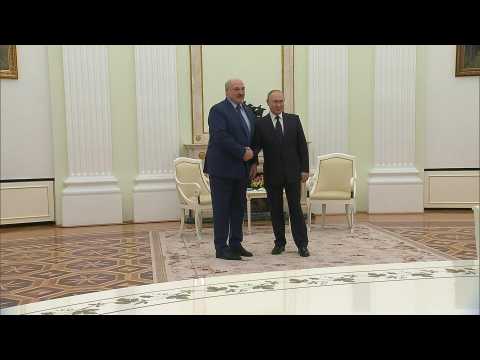Russian President Putin hosts his Belarusian counterpart Lukashenko