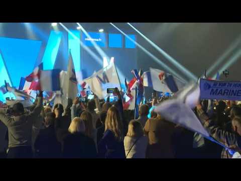Le Pen holds final rally ahead of first round of French election