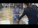 French socialist candidate Hidalgo votes in presidential election