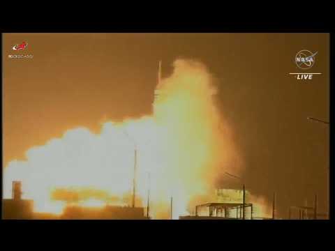 Three Russian cosmonauts blast off to ISS