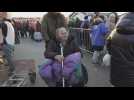 Ukrainian refugees continue to cross into Poland to flee invasion