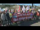 P&amp;O ferry workers and supporters protest at job losses outside Port of Dover