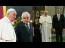 Pope Francis meets President Vella and Prime Minister Abela of Malta
