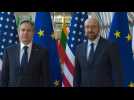 US State Secretary Blinken meets with EU Council President Michel