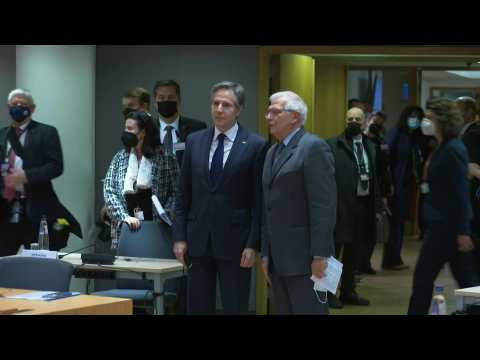 Blinken and Stoltenberg join EU Foreign Affairs ministers for Ukraine talks