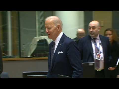 US President Joe Biden meets European leaders in Brussels