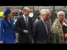Prince Charles, Prince William arrive at Commonwealth Day service