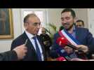 Far-right French presidential candidate Zemmour speaks after being egged on head