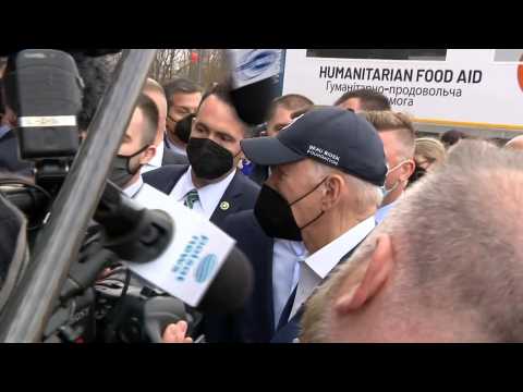 US President Joe Biden calls Vladimir Putin a 'butcher' while meeting refugees
