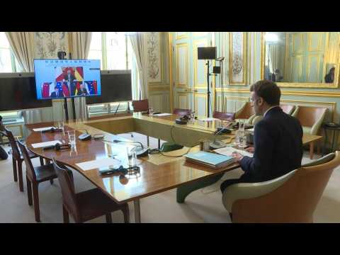 Ukraine: Emmanuel Macron holds video conference call with Olaf Scholz and Xi Jinping