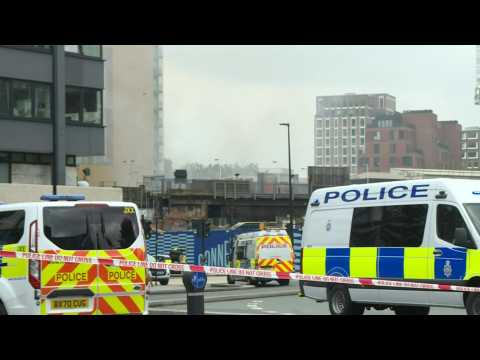 Emergency services tackle blaze in south London