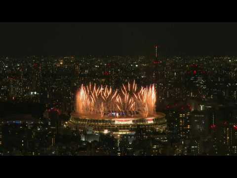 Tokyo 2020: Fireworks mark start of Olympic opening ceremony