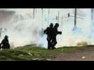 Police, protesters clash in Colombian capital Bogota