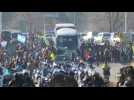 Argentina team returns home after Copa America victory