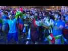 Euro 2020: Fans in Rome celebrate equaliser against England