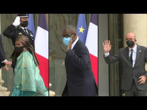 UN "Generation Equality Forum": participants arrive at the Elysée Palace