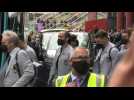 Euro 2020: Italy leave hotel for Wembley Stadium