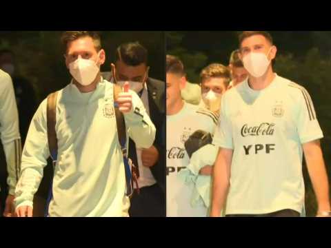 Copa America: Argentina team returns to hotel after victory over Colombia