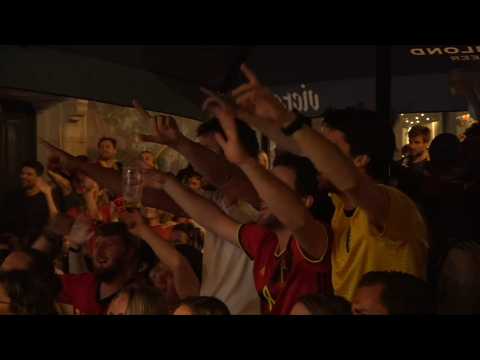 Euro 2020: Belgians celebrate reaching quarter-finals