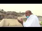 Hajj worshippers pray at Mount Arafat