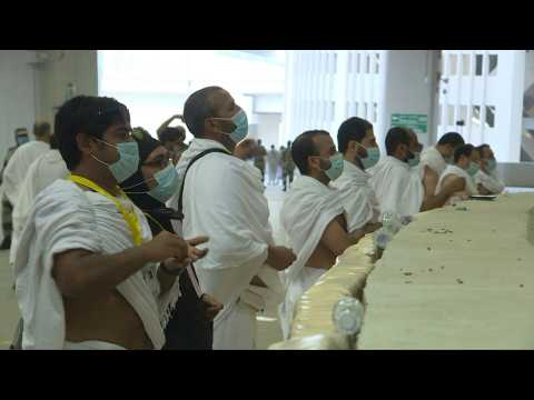 Pilgrims stone the devil in last major rite of scaled-back hajj