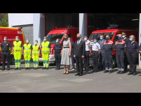 Belgian King and Prime Minister attend minute of silence for flooding victims
