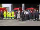 Belgian King and Prime Minister attend minute of silence for flooding victims