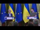 EC chief von der Leyen meets Zelensky in Kyiv