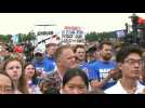 Crowds gather in Washington, DC at 'March For Our Lives' protest against gun violence