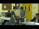 Polls open in Besancon for French parliamentary election