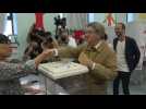 French parliament vote: Far-left's Jean-Luc Melenchon votes in Marseille