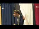 French parliament vote: Macron and his wife cast their ballot