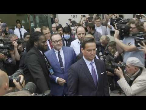 Kevin Spacey leaves London court as bail granted in sexual assault case