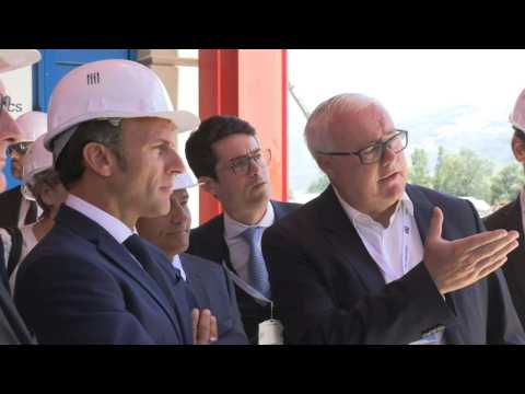 President Macron in Isère (south-east France) to present the France 2030 strategy