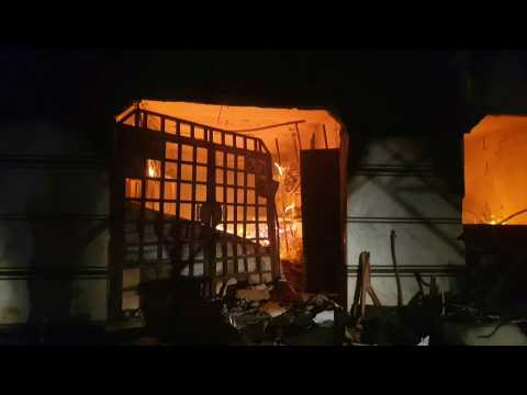 Protesters set parliament building alight in Libya's Tobruk