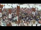 Maidan Square ceremony honours famous Ukrainian activist killed in war