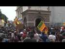 Protesters storm residence of Sri Lanka president