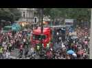 Revellers fill Berlin's streets for 'Rave the Planet' techno-parade